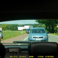 Bijna frontaal ingereden op een vrachtauto