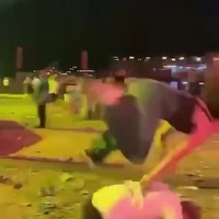 Bokspring gaat mis