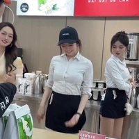 Bestelling in Aziatisch fastfoodrestaurant