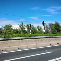Berger filmen op de weg