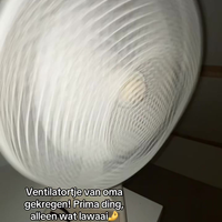 Ventilatortje van oma gekregen! 