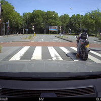 Motorrijder heeft last van warme bandjes