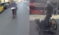 Dealer probeert te vluchten op e-scooter voor fietspolitie… loopt precies af zoals je denkt